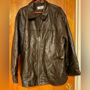 Classic Black Leather Jacket for Men